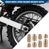 Motorcycle 8pcs/Set Brass Wheel Spoke Balance Weights Refill with Wrench