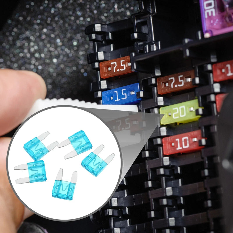Car Short Circuit Protection 5 x Mini 15AMP APM/ATM Blade Fuses