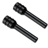 2 x Black Car Interior Door Lock Knob Pull Pins Covers