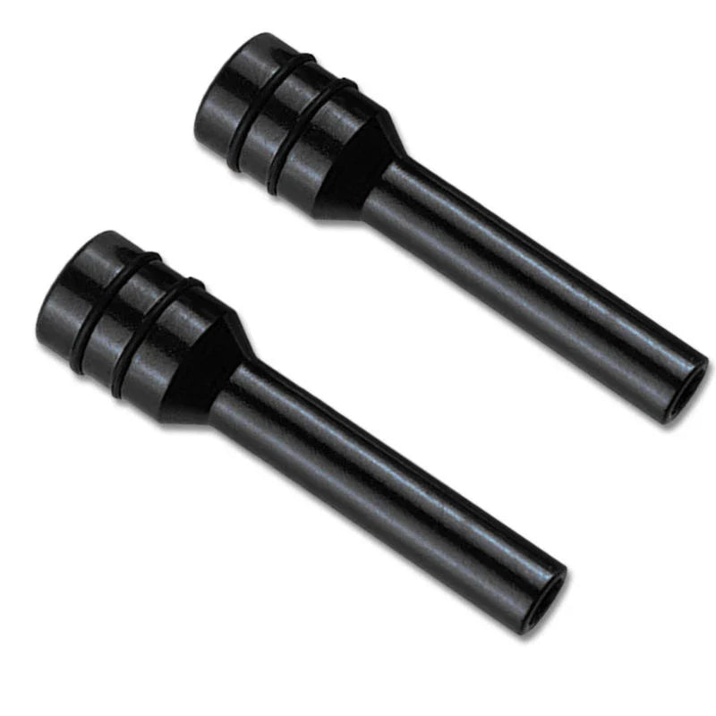 2 x Black Car Interior Door Lock Knob Pull Pins Covers