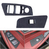 BMW 5 Series Carbon Interior Front Window Switch Lock Cover Trim (2017-2023)