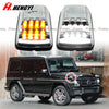 Mercedes G-Class LED Front Turn Signal Lights Clear (1990–2018)