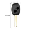 Honda Civic Accord 2 x Button Uncut Key Remote Shell Replacement