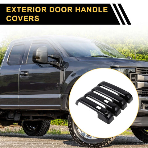Ford F-150 (2015-2020) Black Keypad 4 x Exterior Door Handle Covers