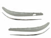 MB W211 Front Bumper Molding Stripe + Chrome Trim (2003-2009)