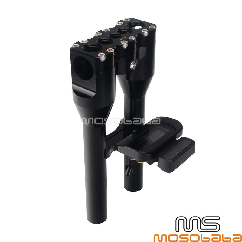 Street Bob FXBBS FXBRS FXST FXLRST Handlebar Riser Gauge Mount (2018-2023)