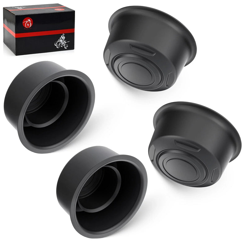Yamaha Grizzly Front Rear 4X Wheel Center Dust Caps (2002–2018)