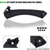 BMW E90 3 Series 6 x Black Inner Door Panel Handle Pull Trim Covers (2007-2013)