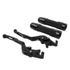 BMW S1000R S1000RR Black Extendable Brake Clutch Levers Grip Set (2010-2023)