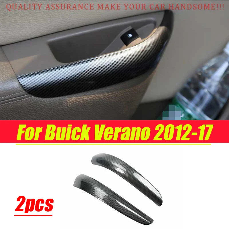 Buick Verano Carbon Fiber Rear Door Armrest Handle Cover Trim (2012–2017)