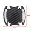 Car Carbon Fiber Gold Door Handle Reflective Sticker Scratch Cover