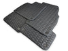 Audi Q7 (2017-2022) - Exclusive AutoWin Brand Black Leather Floor Mats