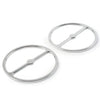 Harley Electra Tri Glide Chrome Speaker Trim Ring Covers (2014-2023)