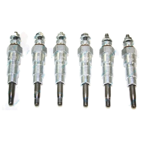 MK MQ G160 Patrol SD33 82~83 SD33T Turbo Diesel Set 6 Glow Plugs 24 volt