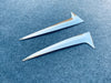 Toyota Sienna (2021-2023) 2 x ABS Chrome Rear Window Spoiler Side Cover Trim