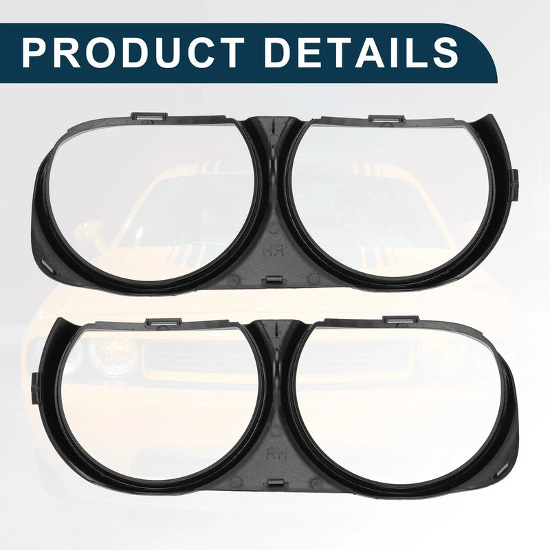 Dodge Challenger 2008-2014 Front Headlight Trim Bezel (2 x)