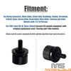 Harley Touring, Fat Bob, Sportster Black 1/4-20 Seat Mounting Bolt