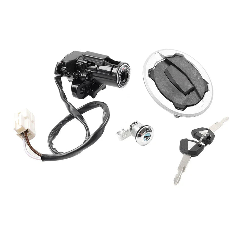 Kawasaki Ninja 400 Ignition Switch Lock Fuel Gas Cap Key Set (2018-2023)