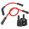 Sportster XL Ignition coil & Spark Plug Cap Set