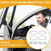 Jeep Renegade (2015-2023) 4 x White ABS Interior Door Handle Bowl Cover Trim