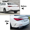 Mercedes-Benz C-Class Carbon Fiber Rear Trunk Spoiler Wing (2022-2023)