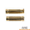Harley Honda Suzuki Kawasaki Chopper Cafe Racer - Brass 1'' Hand Grips