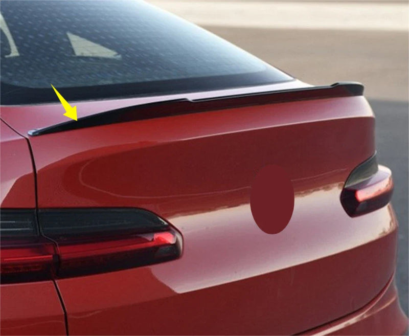BMW X4 G02 Rear Trunk Spoiler Wing Glossy Black Cover Trim (2019-2022)