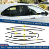 Toyota Camry (2018-2024) Stainless Steel 10 x Window Cover Trim Strips