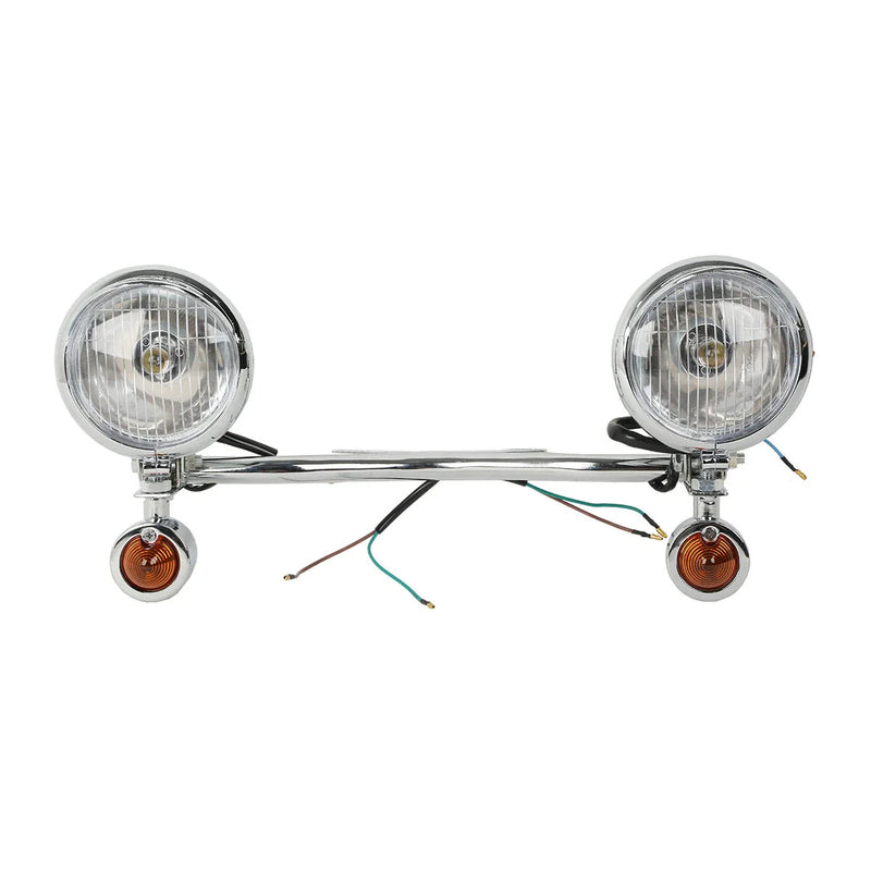 Harley Honda Yamaha Suzuki Cruiser Passing Turn Signal Fog Lights