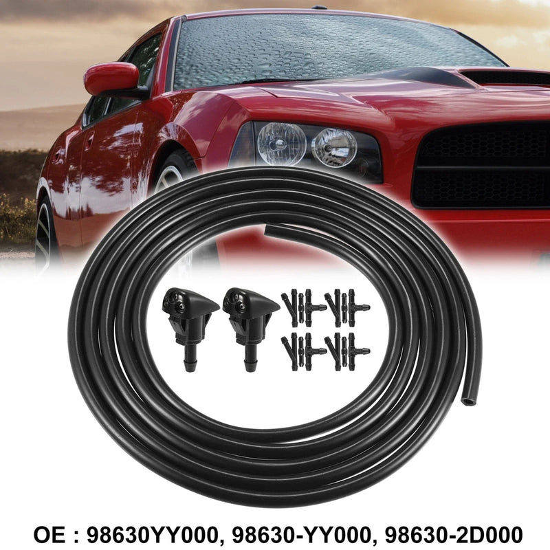 Hyundai Kia Windshield Washer Nozzles & 2.5m Hose
