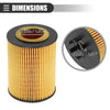 BMW 545i 645Ci 745i Engine Oil Filters Set (2004-2006)