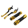 Yamaha YZF R1 Gold Extendable Brake Clutch Lever Grip Set (2009-2014)