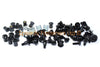 Yamaha R1 Black Anodized Dzus Fairing Screws (2009–2014)