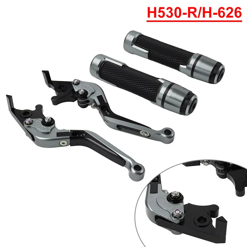 Suzuki GSXS125 Extendable Brake Clutch Levers & Handlebar Grips (2017-2023)