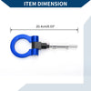 Honda S2000 (2000-2009) - Metal Towing Hook, Blue Tow Hook Ring 23.0cm