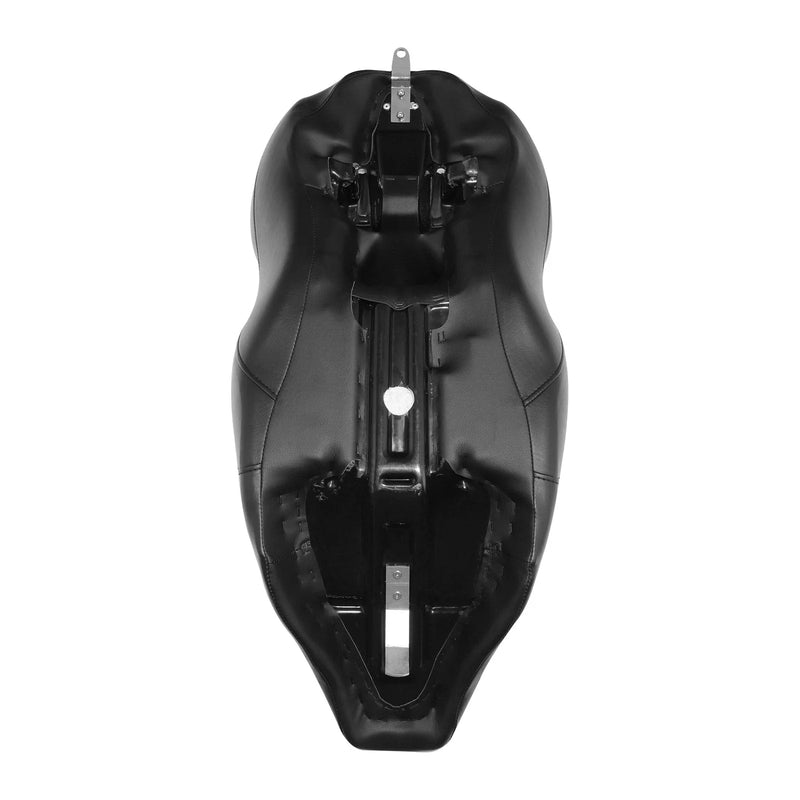 Harley Electra Glide (1997 - 2007) Black Orange Rider Driver Passenger Seat