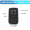 Volvo XC60 Keyless Remote Key Fob Shell Case (2010-2013)