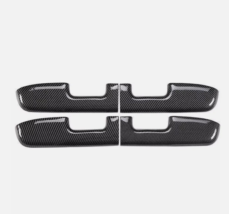 Toyota Corolla 4 x Carbon Fiber Door Handle Armrest Cover Trim Cap (2003–2008)