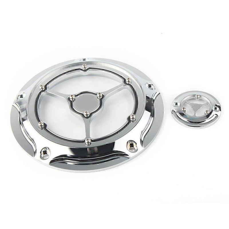 RSD Harley Touring Clarity Derby & Timer Timing Covers Chrome (2016+)