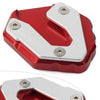 YAMAHA MT09 TRACER (2015-2017) Red CNC Kickstand Enlarger Plate