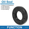 Make Model Oil Seal 5 x 25x50x8mm Black Seal Ring Rotary Shaft Nitrile Rubber