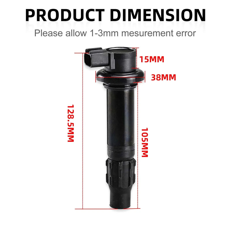 Yamaha YZF-R1 4 x Ignition Coil (2007–2008)