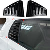 VW Golf 6 MK6 (2008-2012) Gloss Black Rear Window Louvers