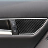 Mercedes Benz C Class W204 Carbon Fiber Door Panel Covers (2007-2014)
