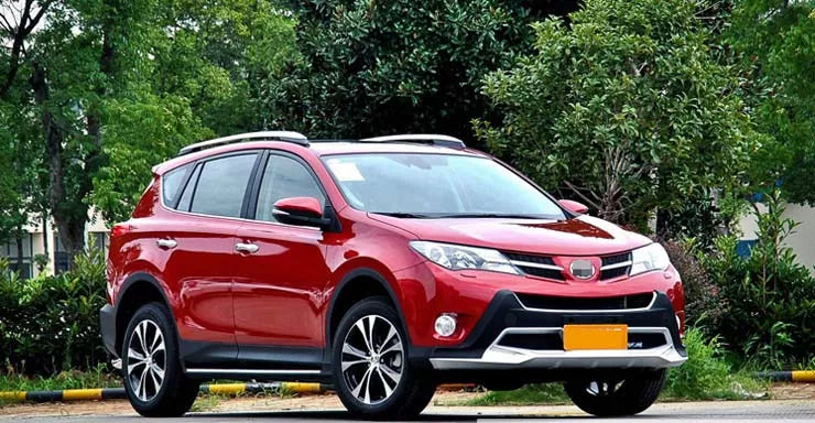 Toyota RAV4 SUV Roof Rack Silver Aluminum Alloy (2013-2018)