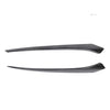 Honda Civic 10th 2016-20 100% Carbon Fiber Headlight Lamp Eyebrow Cover Trim