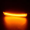 Dodge Charger Clear Lens Amber LED Front Bumper Side Marker Light (2015-2021)