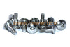 Honda 10x Honda Stainless Fairing Bolts m5 x 16mm with 8mm Shoulder