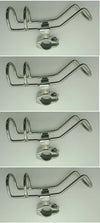 Clamp On Rod Holders 25mm 316 Stainless 360 Horizontal/Vertical x4
