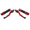 Yamaha XMAX 125 / 300 Red Extendable Brake Clutch Lever Grip Set (2017-2023)